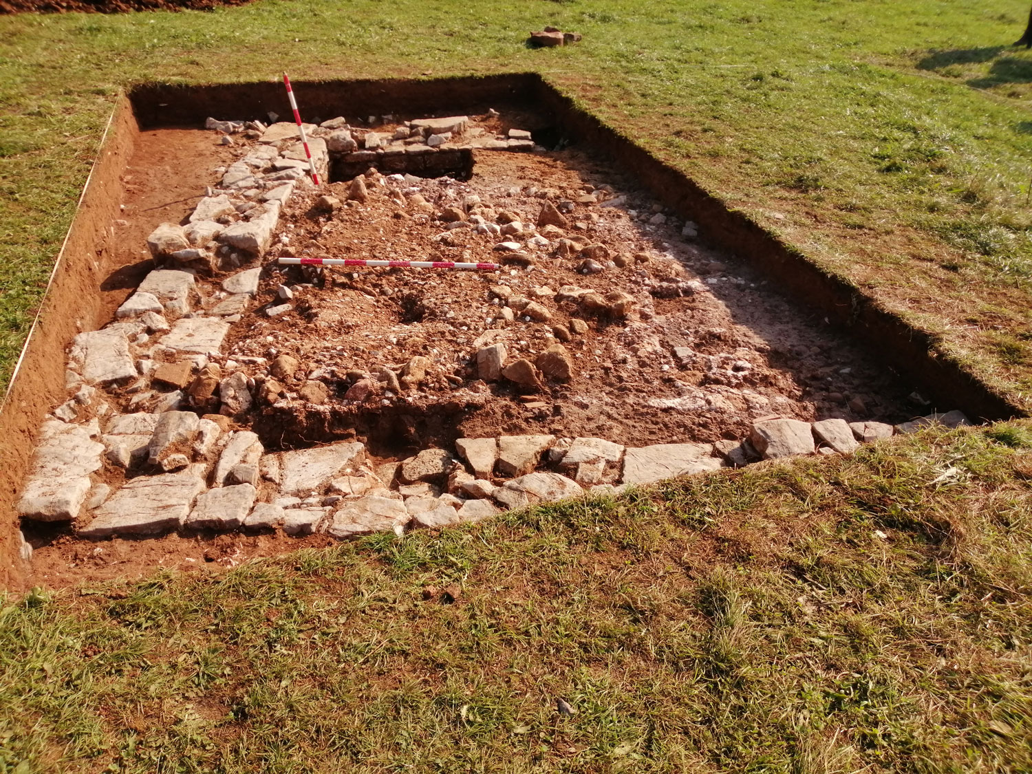 El yacimiento de la villa romana de La Estaca, en el concejo de Las Regueras